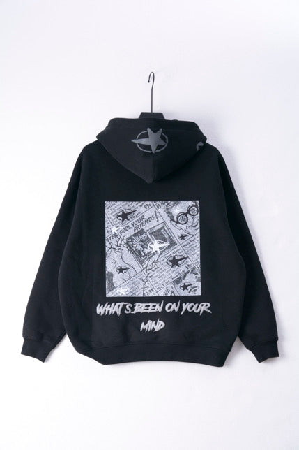 "Improvise" Graphic Zip-up